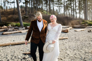 Ruby Beach Elopement Olympic National Park