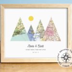 Personalized Adventure Together Map Etsy